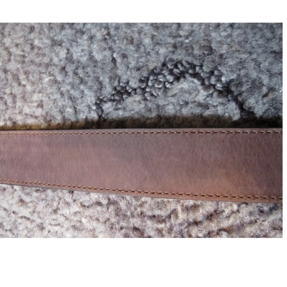 Wolverine Genuine Leather Men's Belt Size 52 High Quality Nickle Finish